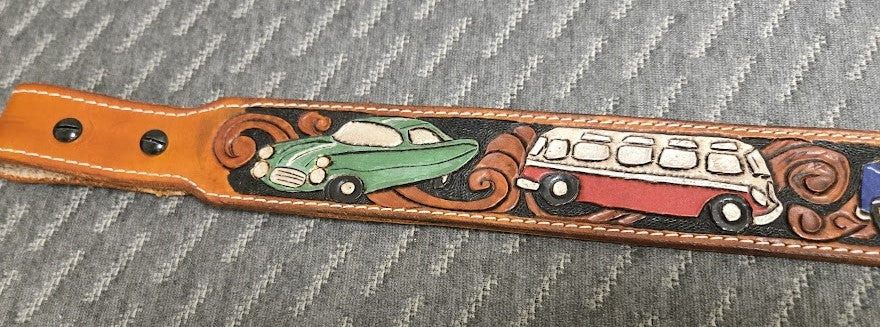 Custom Floral Belts