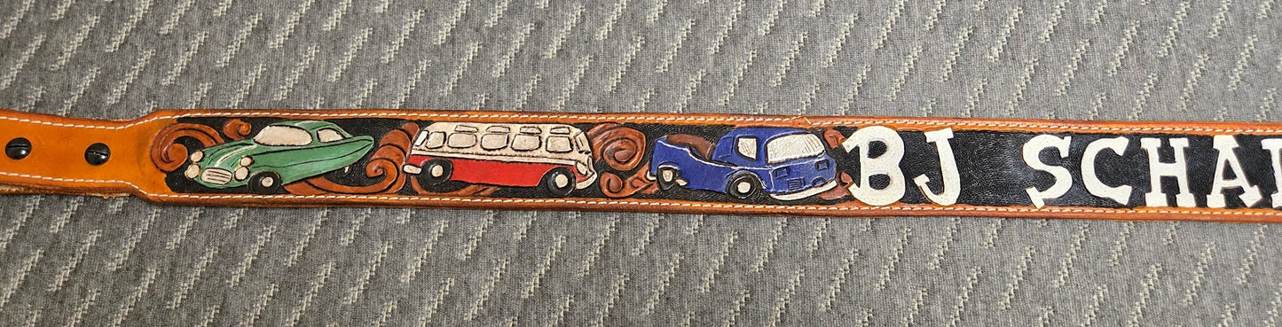 Custom Floral Belts