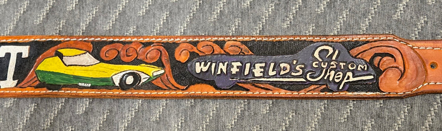 Custom Floral Belts