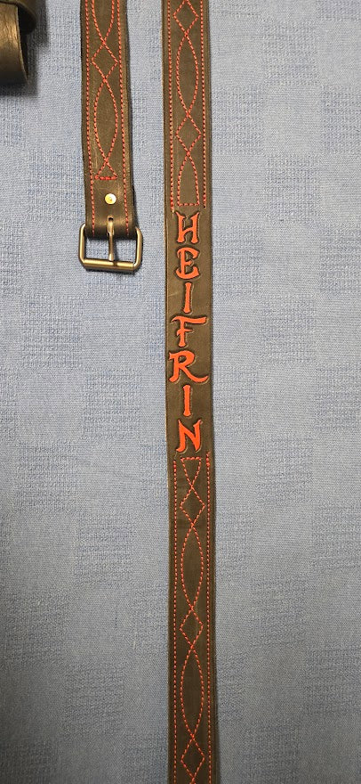 Premium Leather Lined Radio Strap and Radio Bucket