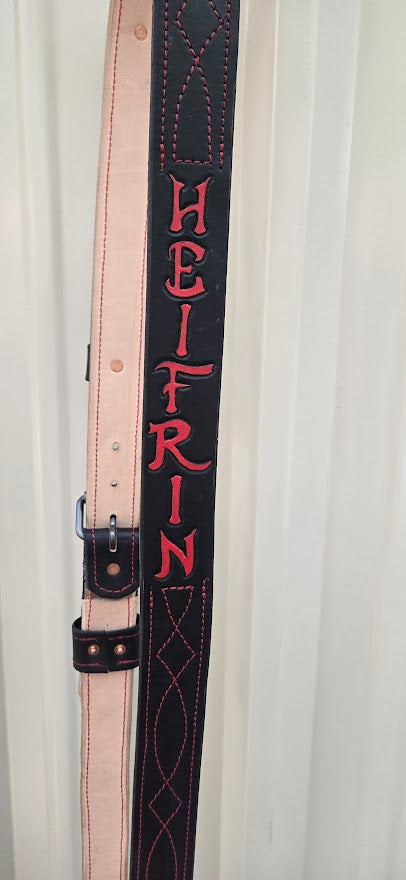 Premium Leather Lined Radio Strap and Radio Bucket