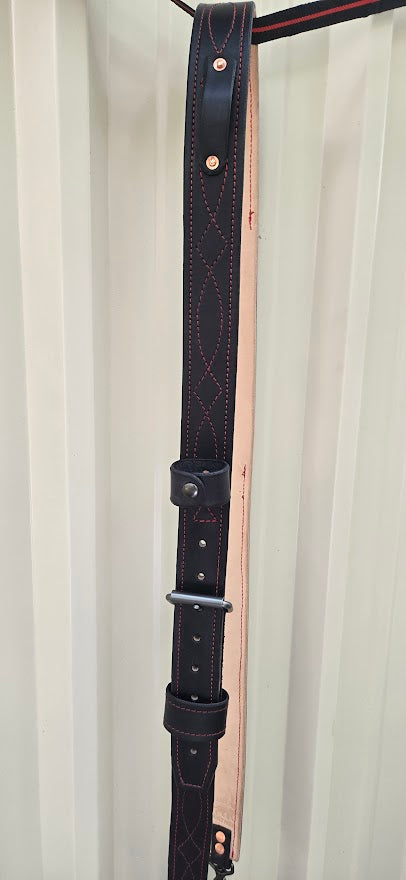 Premium Leather Lined Radio Strap and Radio Bucket