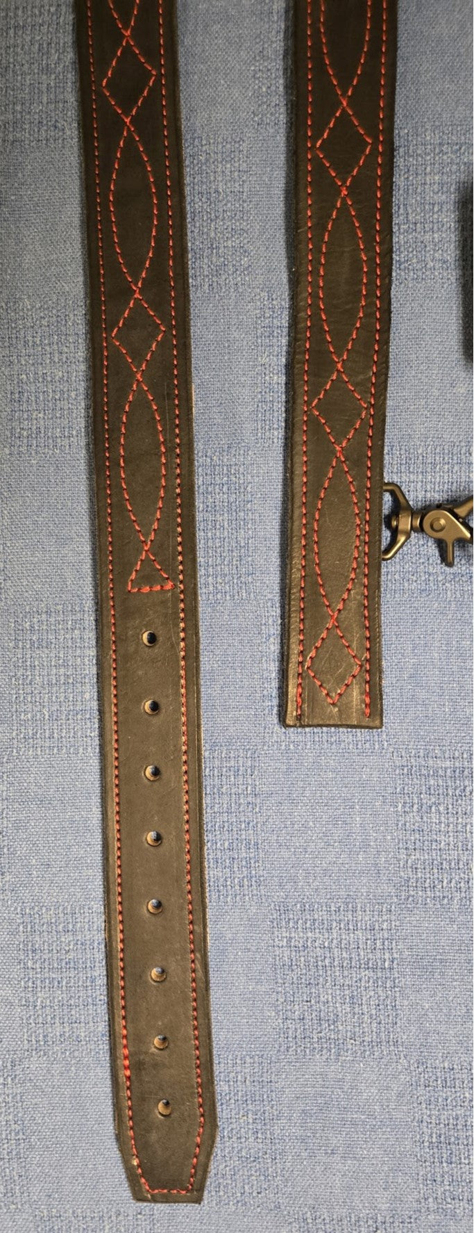 Premium Leather Lined Radio Strap and Radio Bucket